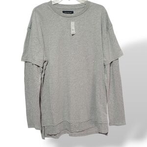 🏈*NWT* PACSUN - Men's Grey Long Sleeve Shirt
